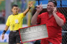 El árbitro Armando Castro fue criticado por Ricardo Elencoff en redes sociales tras el partido en Tocoa. En el acta denuncian que los amenazó en el camerino.