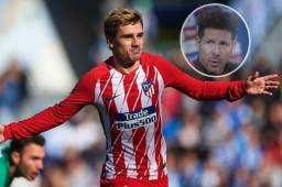 Antoine Griezmann está siendo seguido por el Barcelona; Simeone quiere que se quede.