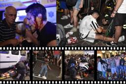 Cientos de aficionados de la Juventus resultaron heridos tras una explosión en la plaza San Carlos de Turin. Una estampida hizo generar el caos y la policía investiga quien fue el responsable.