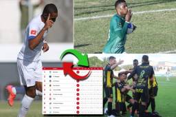 Marathón se ubica en lo más alto del campeonato seguido por Motagua, Olimpia y Real España.