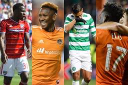 Maynor Figueroa, Romell Quioto, Emilio Izaguirre y Alberth Elis, con presente diferente.