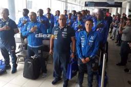 La Fenafuth dedicó un bonito recibimiento a los jugadores de Honduras que conquistaron el bronce en Barranquilla. Fotos Juan Salgado