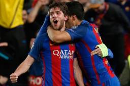 Sergi Roberto fue el hombre que le dio el gol de la remontada al Barcelona.