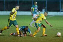 En un partido de pocos sobresaltos, Juticalpa hace negocio en Olanchito al empatar con Social Sol. Foto Javier Rosales