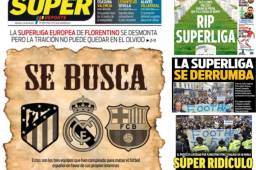 Estas son las reacciones de la prensa mundial tras la inminente caída de la Superliga que tiene como presidente al dueño del Real Madrid, Florentino Pérez.