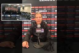 Carlos Restrepo brindó conferencia de prensa a un solo periodista previo al juego con New York Red Bulls.