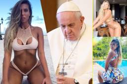 El Papa Francisco se ha metido a tremendo problema después de haberle dado like a una foto de una modelo brasileña llamada Natalia Garibotto.