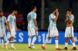 La selección de Argentina estaría fuera del mundial si hoy finalizaran las eliminatorias mundialistas.