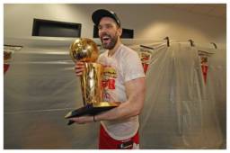 El español Marc Gasol seguirá por un año más en los campeones de la NBA Raptors de Toronto.