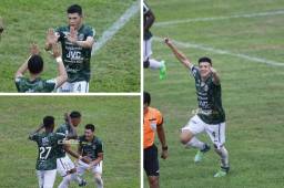 Franciso Martínez hizo su primera anotación en la Liga Nacional de Honduras.