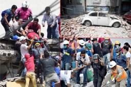 Las fotos más impactantes que ha dejado el terremoto que sacudió este martes la Ciudad de México que ha dejado más de 100 personas muertas.