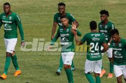 Carlos Discua anotó su segundo gol con la camiseta del Marathón. FOTO: Neptalí Romero