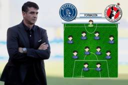 El miércoles el Motagua se medirá al Xolos de Tijuana en el H-E-B Park de Edinburg, Texas por Liga de Campeones Concacaf. Este sería el 11 que presentaría Diego Vázquez.