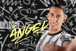 Así anunció la Juventus el fichaje del argentino, Di María, quien llega libre del PSG.