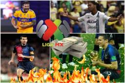 La Liga MX se ha destapado con varios fichajes de talla mundial a lo largo de su historia, donde campeones del mundo y hasta un ganador del Balón de Oro han brindado espectáculo en sus recintos. Tras la contratación de Florian Thauvin por Tigres, te presentamos los mejores traspasos bomba del fútbol mexicano.