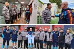 la delegación administrativa de la Federación de Fútbol de Honduras sostuvo una serie de sesiones de trabajo con sus homólogos de la Real Federación Española de Fútbol, consolidando un valioso intercambio de conocimientos