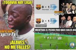 El equipo del Barcelona derrotó 2-1 al Alavés en el Camp Nou y los memes no podían faltar, donde hasta el Real Madrid es protagonista.