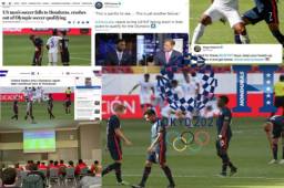 Los medios estadounidenses se hicieron presentes tras la derrota de la selección Sub-23 a manos de Honduras quien le dejó fuera de sus terceros juegos Olímpicos Consecutivos. Actuales y antiguos exfutbolistas también dieron de que hablar.