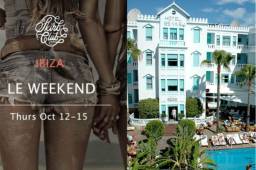 Así ha promocionado el hotel de Messi la fiesta que llevarán a cabo en octubre.