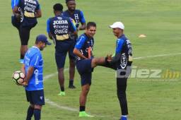 La selección de Honduras ya entrena en San Pedro Sula.