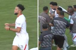 Josué Villafranca sorprende a todos con se festejo en el estadio Francisco Martínez de Tocoa.