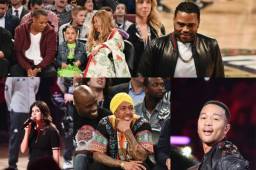 El Juego de las Estrellas de la NBA estuvo lleno de otras estrellas y ellos son los reyes de la farándula.