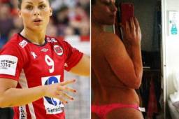 Estas son las fotos que se filtraron de la jugadora de balonmano Nora Mork. En las redes sociales se hicieron virales.