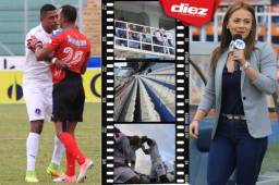 Olimpia se impuso 2-0 ante Motagua en la ida de semifinal en un partido a puerta cerrada. Estas son las imágenes curiosas que dejó. Mirá el invitado de lujo en el estadio Nacional.