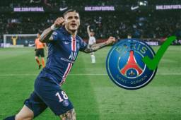 Icardi era jugador del Inter de Milán y se fue cedido al PSG, que ya ejerció su opción de compra.