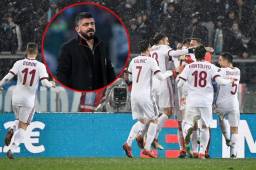 El entrenador Genaro Gattuso metió al Milan en una nueva final de la Copa Italia tras eliminar a la Lazio.