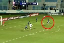 Chirinos hizo un gran gol ante Motagua en el estadio Nacional Chelato Uclés.