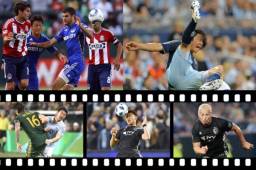 El futbolista hondueño Roger Espinoza cumple 10 años vistiendo la camisa del Sporting Kansas City. Llegó en 2008, pero en 2013 se fue al Wigan de Inglaterra donde estuvo hasta 2015. Así ha sido el cambio y sus gestos a la hora de marcar.