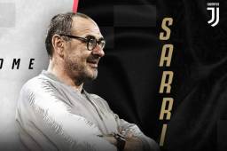 Sarri llega a la Juventus procedente del Chelsea, donde conquistó la Europa League.