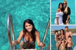 La esposa de Lionel Messi, Antonela Rocuzzo, ha compartido en su cuenta de Instagram, nuevas fotos de las que son su vacaciones en Ibiza junto a Messi. FOTOS: Instagram.