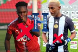 Los delanteros Rubilio Castillo en el Royal Pari de Bolivia y Bryan Róchez en el Nacional de Portugal, están anotando, pero no cuentan para Fabián Coito.