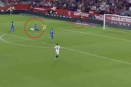 'Chicharito' Hernández marcó su primer tanto en la Liga Española frente a Getafe.