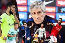 Quique Setién quiere fichar un delantero de peso para suplir la baja por lesión de Luis Suárez.