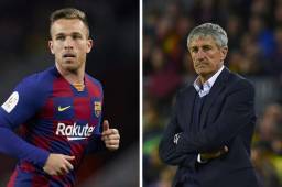 El enfado de la mamá de Arthur con Quique Setién se hizo viral en las redes sociales.