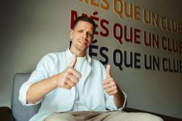 El arquero polaco ya dio sus primeras palabras como jugador del FC Barcelona.