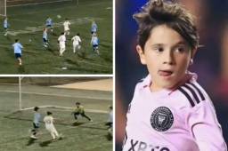 VIDEO: El tremendo hattrick de Mateo Messi que pone de cabeza las redes sociales ¿Es zurdo como su papá?