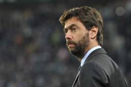 TURIN, ITALY - OCTOBER 25: Andrea Agnelli during the press conference at the end of the Juventus shareholders meeting at Allianz Stadium on October 25, 2018 in Turin, Italy. (Photo by Daniele Badolato - Juventus FC/Juventus FC via Getty Images)