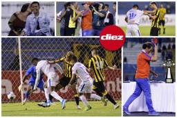 Real España se coronó campeón de Copa Premier Centroamericana tras vencer al Olimpia. Cristian Cálix recibió un tierno, beso, el abrazo de Pedro Troglio a Ramiro Martínez y más. Estas son las imágenes curiosas que captó el lente de DIEZ. Fotos Neptalí Romero y Joseph Amaya
