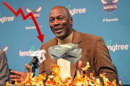 Michael Jordan es uno de los propetarios de los Charlotte Hornets de la NBA.