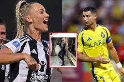 Cristiano Ronaldo ha sido sorprendido por Alisha Lehmann, futbolista de la Juventus y novia del brasileño Douglas Luiz. Todo pasó en la noche de Halloween.