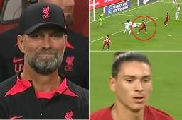 Darwin Núñez no está teniendo el mejor de sus inicios con Liverpool. El delantero jugó el complemento.