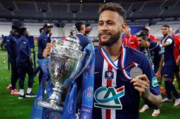 Neymar ha conquistado nueve campeonatos desde que fichó por el PSG.