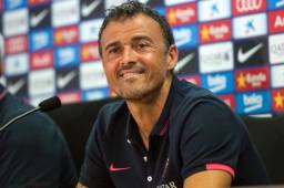 Luis Enrique en conferencia de prensa.