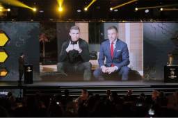 Cristiano Ronaldo se mostró 'muy feliz' por conseguir por quinta vez el Globe Soccer