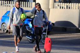 Rubilio Castillo y Félix Crisanto viajan a San Pedro Sula confiado de conseguir el domingo en el puerto la ansiada Copa 14. Fotos Juan Salgado
