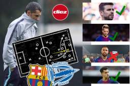 El portal catalán 'FC Barcelona Noticias' publicó la alineación titular con la que saldría este sábado el equipo azulgrana para enfrentar al Alavés en la primera jornada del fútbol español.